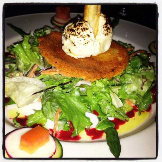 Fresh Asparagus and Goat Cheese Salad